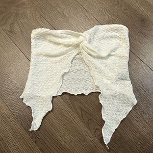 SHEIN white strapless